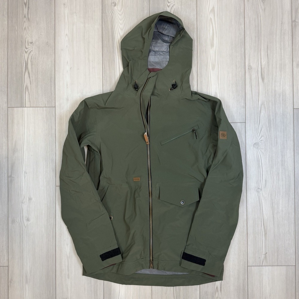 RIDE Snowboards Men's MONTHAVEN Snow Jacket - Olive Green Medium